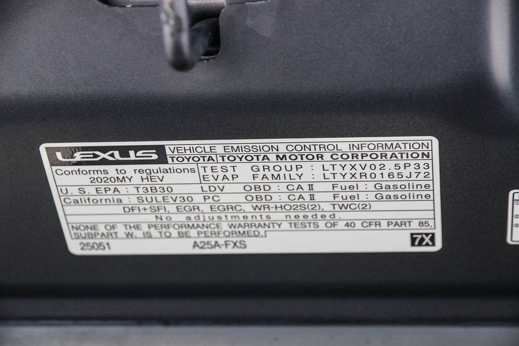 Used 2020 Lexus ES 300h w/ Accessory Package FWD image 27