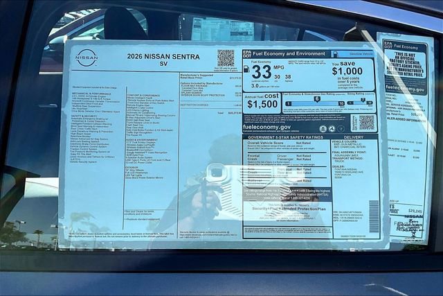 New 2026 Nissan Sentra SV image 12