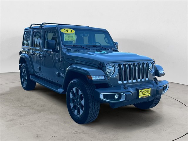 Used 2021 Jeep Wrangler Unlimited Sahara w/ Uconnect 4C Nav & Sound Group