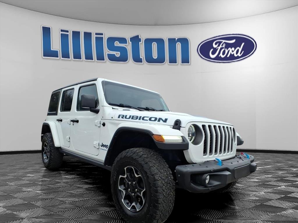 Used 2023 Jeep Wrangler Unlimited Rubicon 4xe w/ Steel Bumper Group image 1