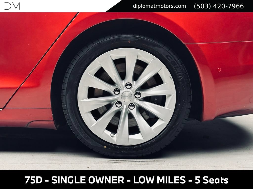 Used 2017 Tesla Model S 75D AWD/4WD image 38