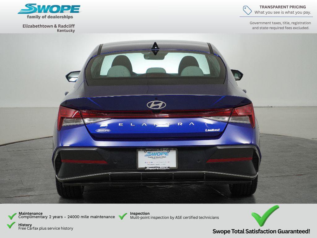 Certified 2024 Hyundai Elantra Limited FWD image 4