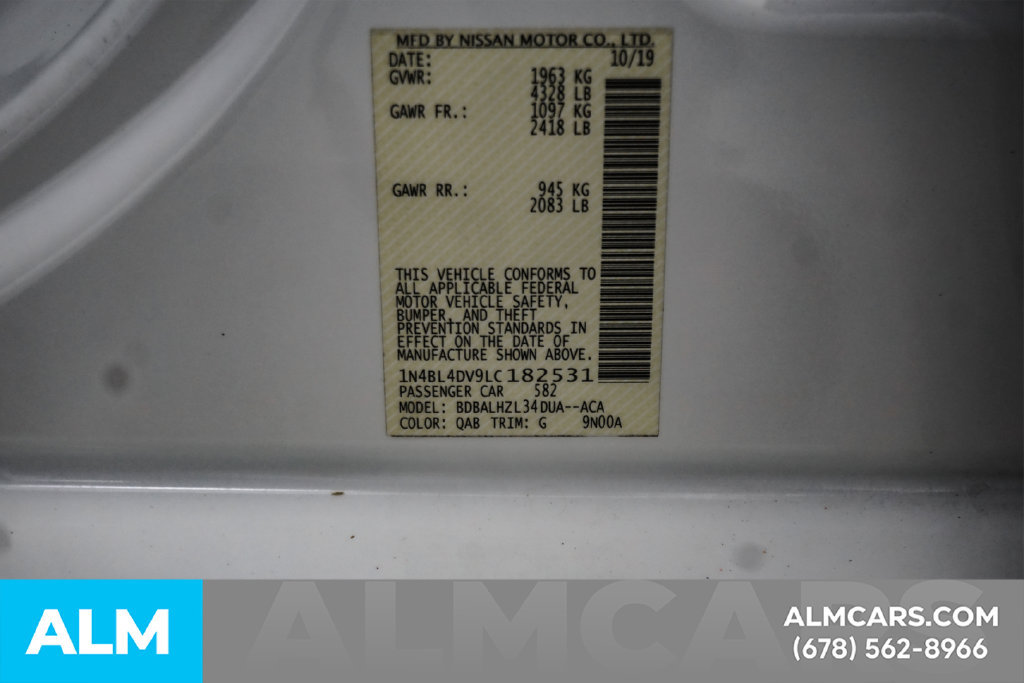 Used 2020 Nissan Altima 2.5 SV FWD image 60