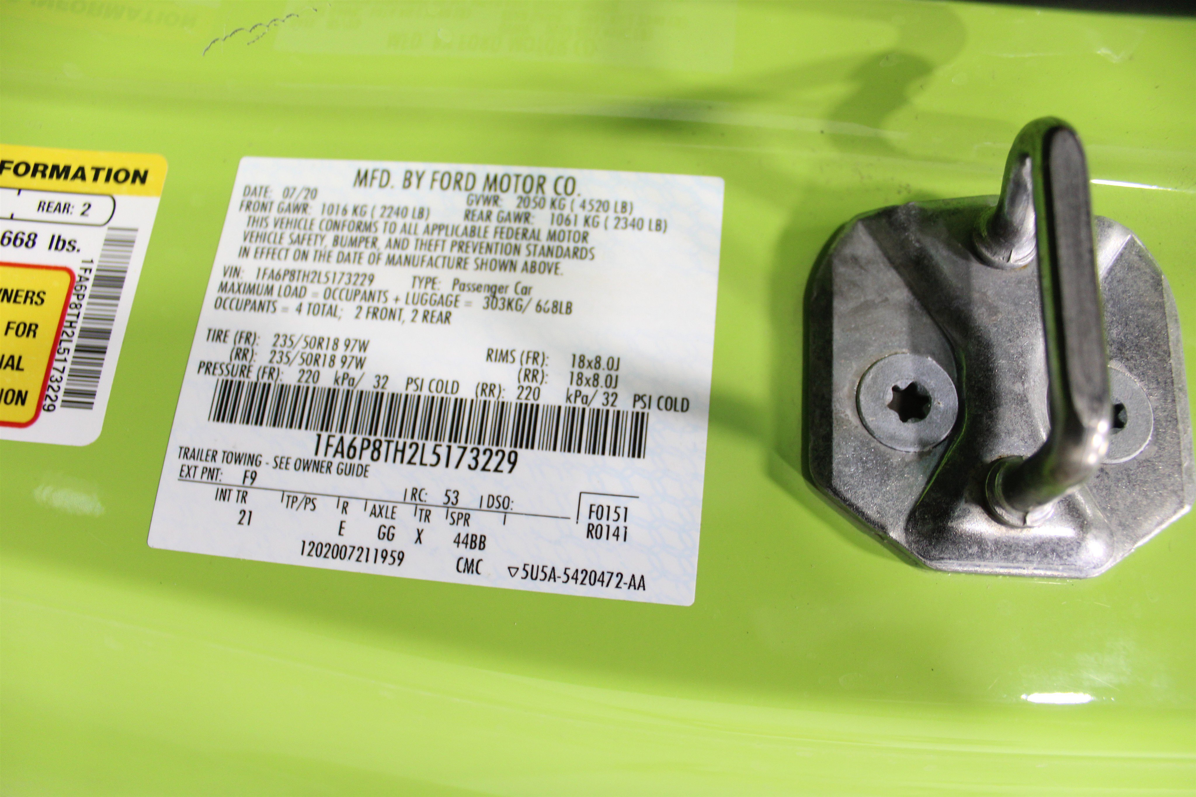 Used 2020 Ford Mustang Coupe w/ Equipment Group 101A image 35