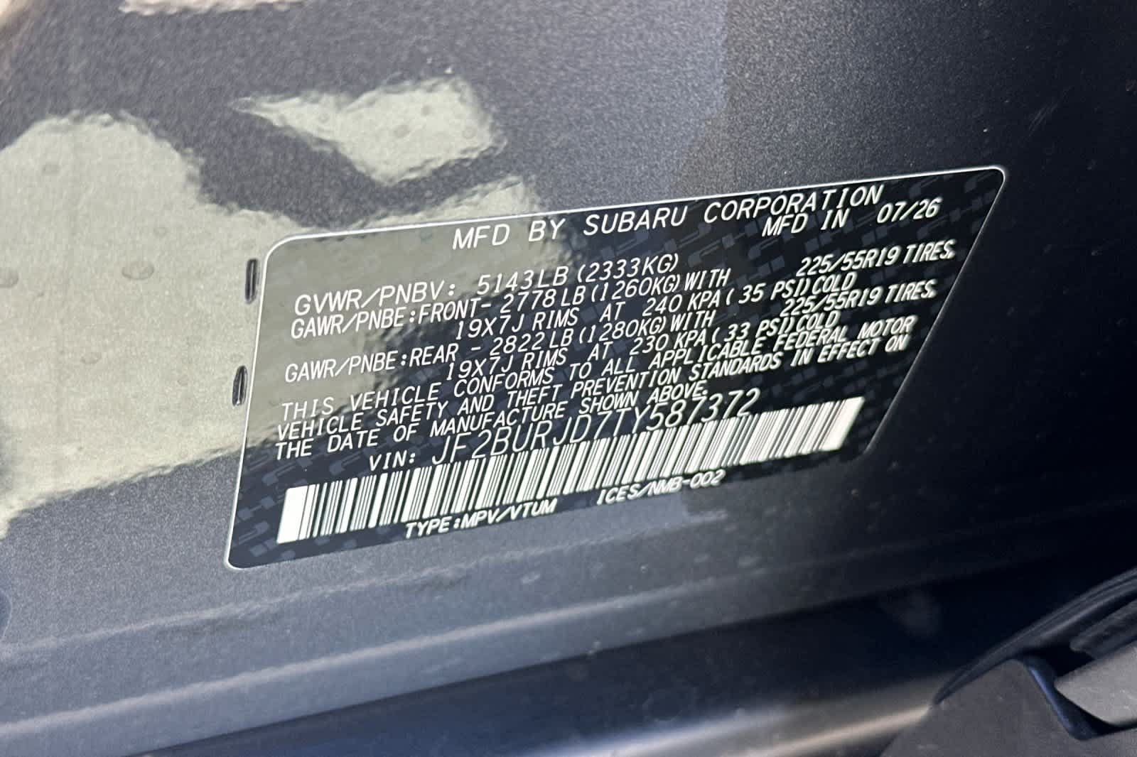 New 2026 Subaru Outback Touring XT AWD/4WD image 35