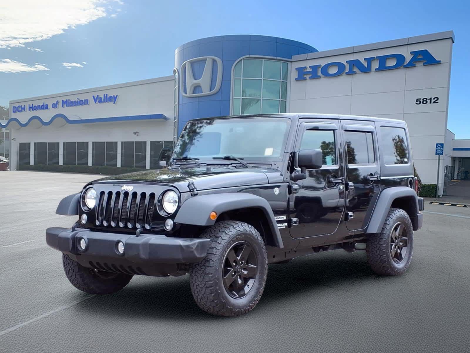 Used 2017 Jeep Wrangler Unlimited Sport w/ Quick Order Package 24S