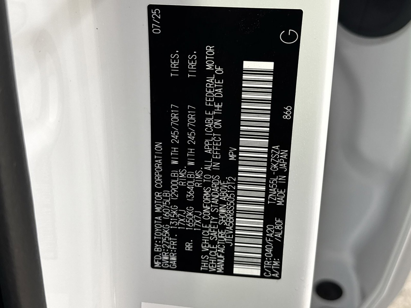 Used 2025 Toyota 4Runner SR5 image 34