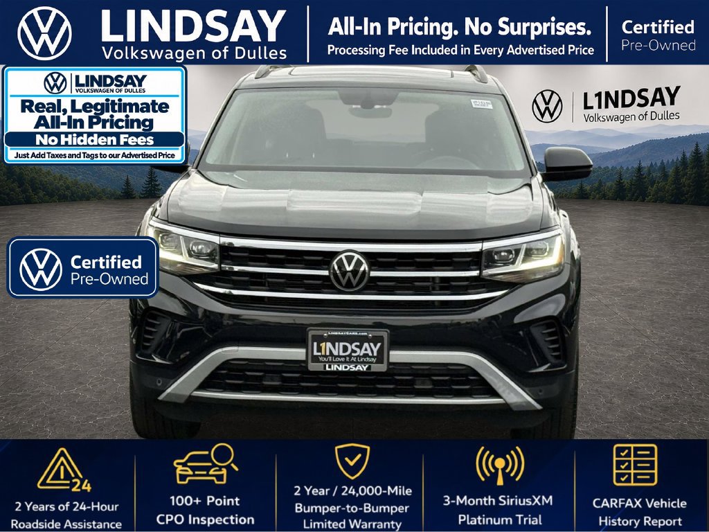 Certified 2023 Volkswagen Atlas SE w/ Panoramic Sunroof Package AWD/4WD image 3