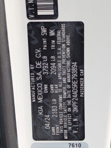 Used 2024 Kia Forte LXS w/ LXS Technology Package image 25