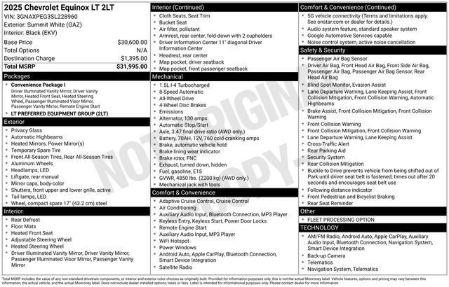 Used 2025 Chevrolet Equinox LT image 6