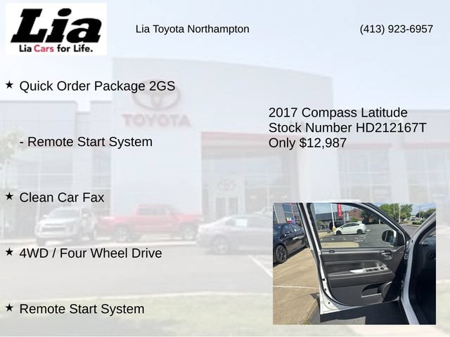 Used 2017 Jeep Compass Latitude AWD/4WD image 7