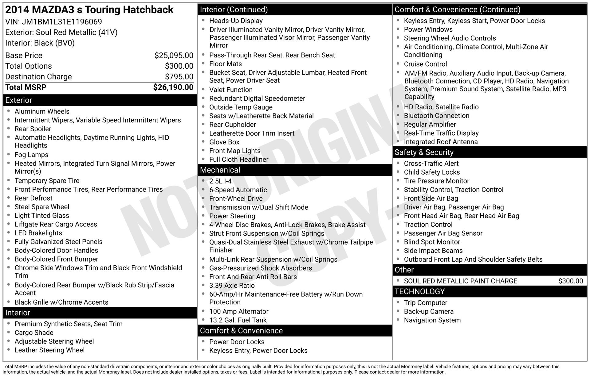 Used 2014 MAZDA MAZDA3 s Touring image 3