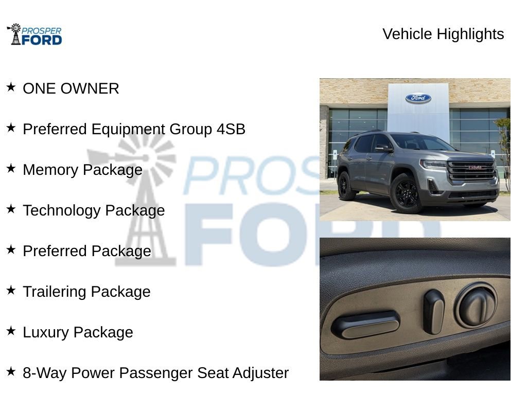 Used 2023 GMC Acadia AT4 w/ Technology Package image 5