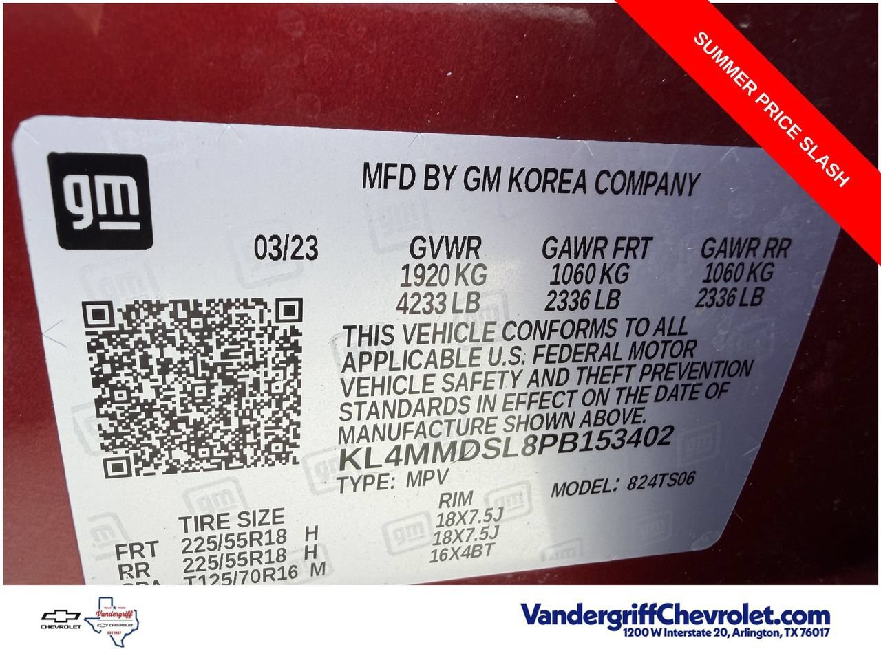 Certified 2023 Buick Encore GX Select w/ Sport Touring Package FWD image 30