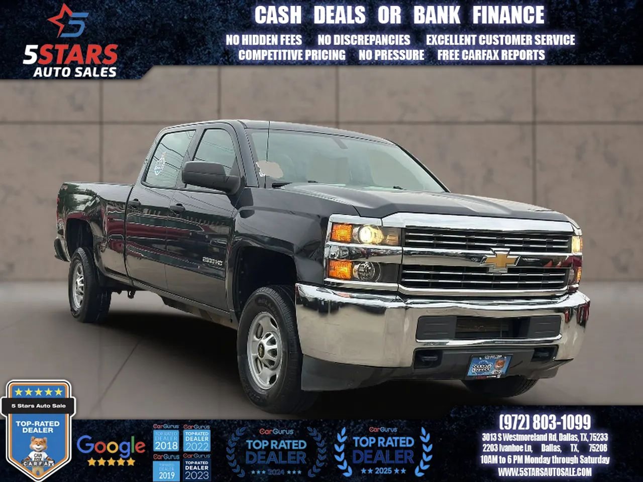 Used 2017 Chevrolet Silverado 2500 W/T w/ WT Fleet Convenience Package