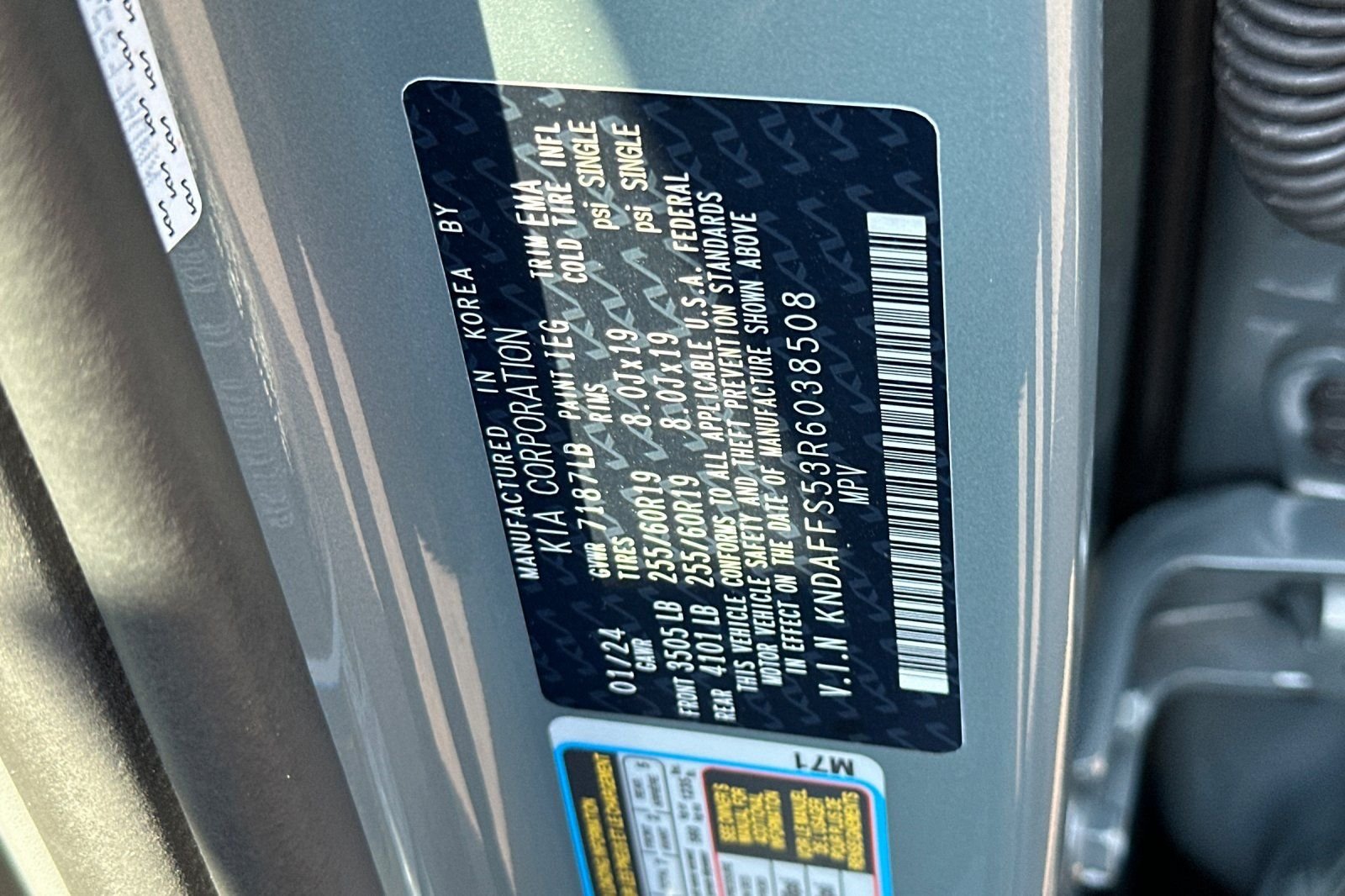 Certified 2024 Kia EV9 Wind AWD/4WD image 38