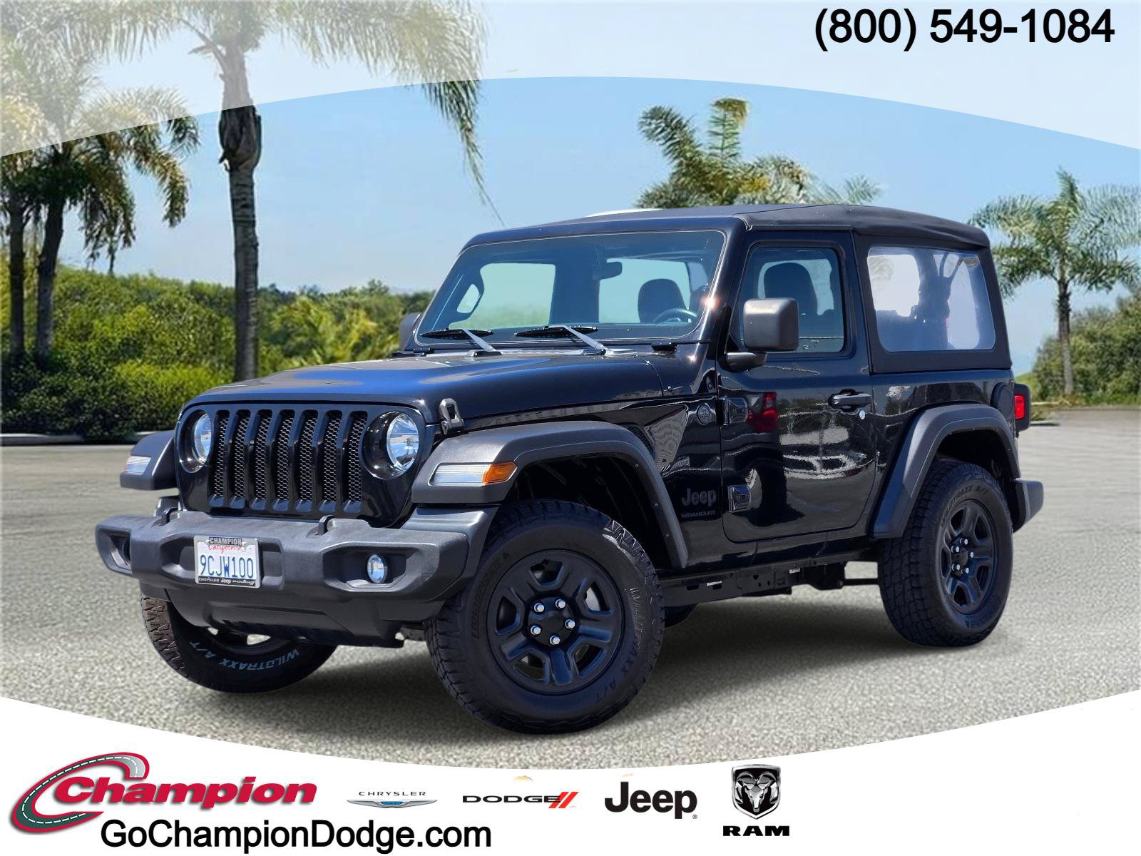 Used 2022 Jeep Wrangler Sport AWD/4WD image 1