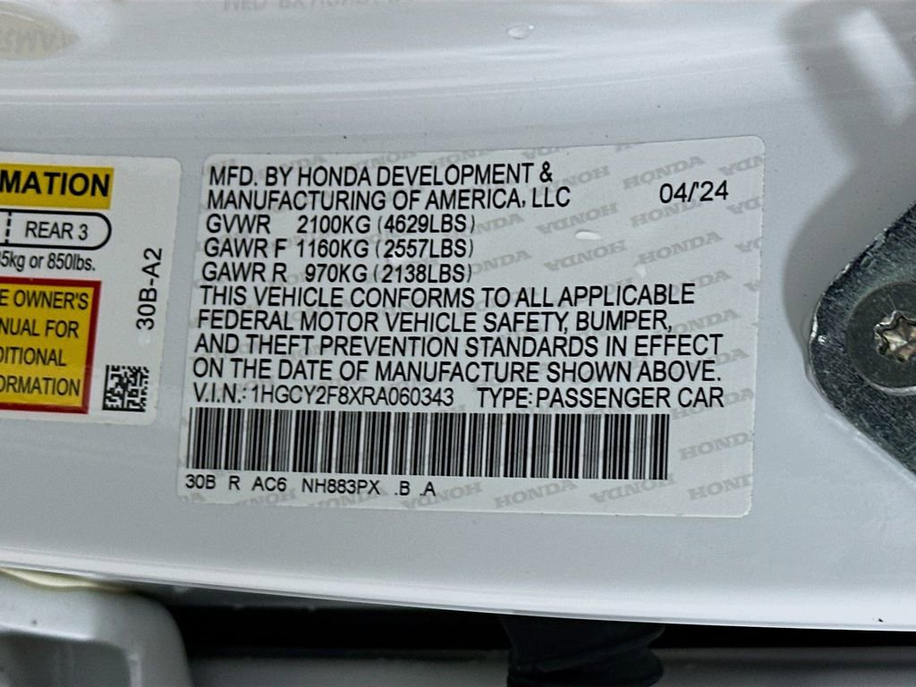 Certified 2024 Honda Accord Touring image 27