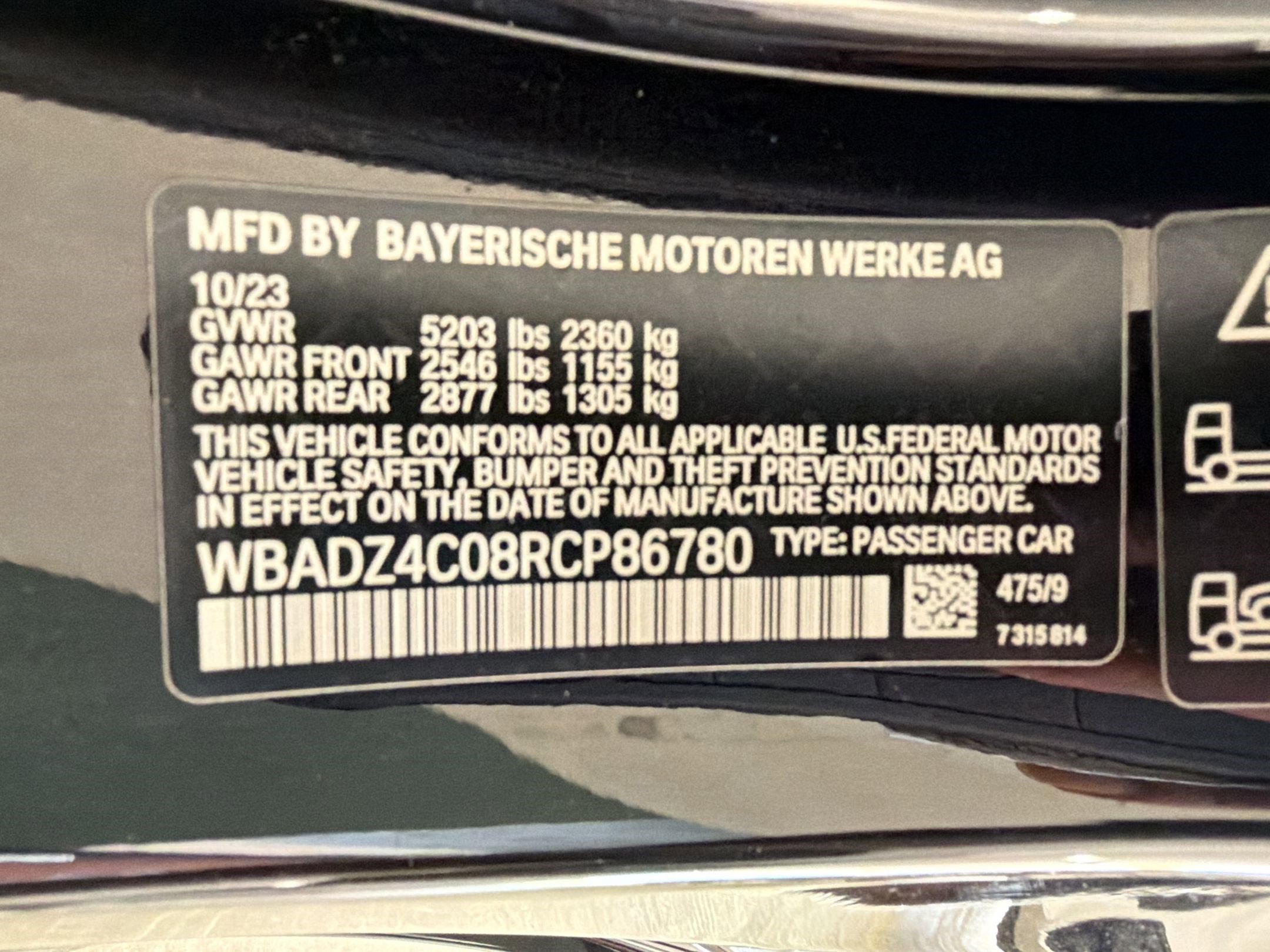 Certified 2024 BMW 840i xDrive Convertible w/ Comfort Seating Package image 12