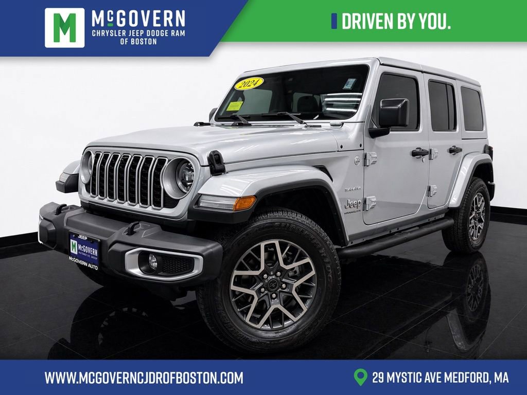 Used 2024 Jeep Wrangler Sahara w/ Technology Group AWD/4WD image 1
