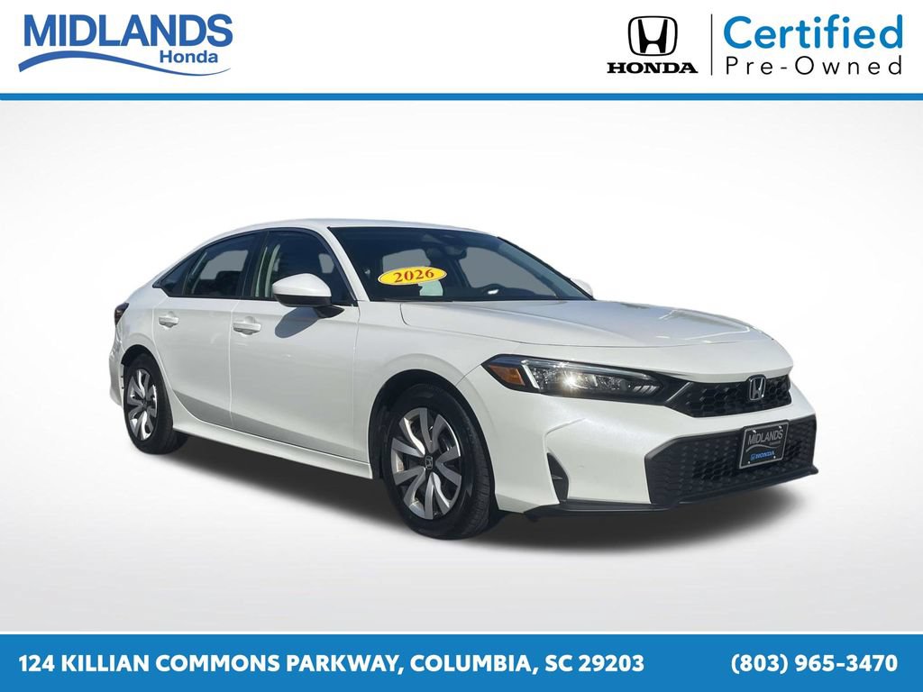 Certified 2026 Honda Civic LX