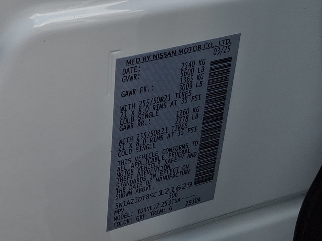 Used 2025 Nissan Murano Platinum w/ Cargo Package image 29