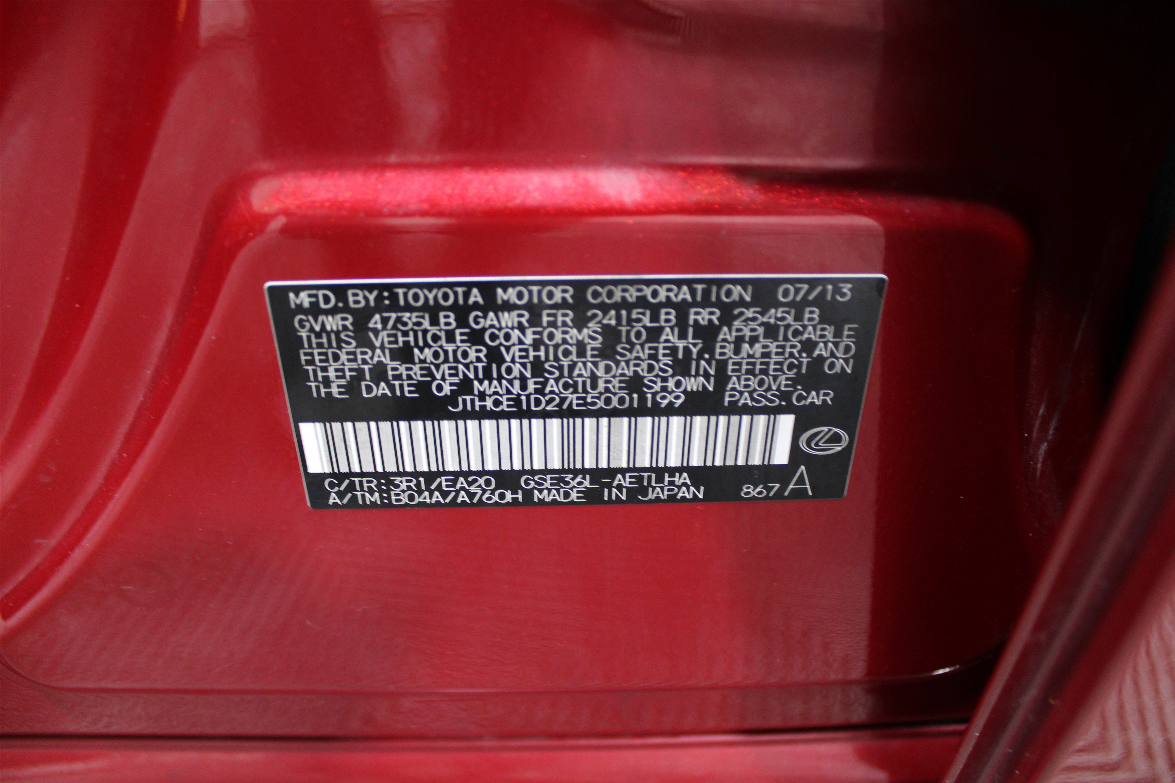 Used 2014 Lexus IS 350 AWD w/ Navigation Package image 39