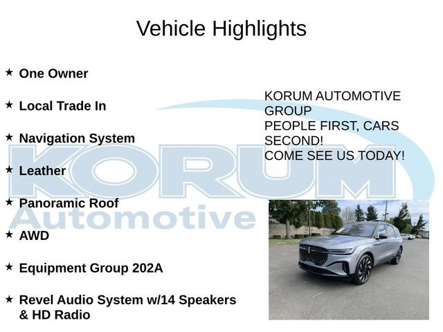 Certified 2024 Lincoln Nautilus Reserve w/ Equipment Group 202A AWD/4WD image 4