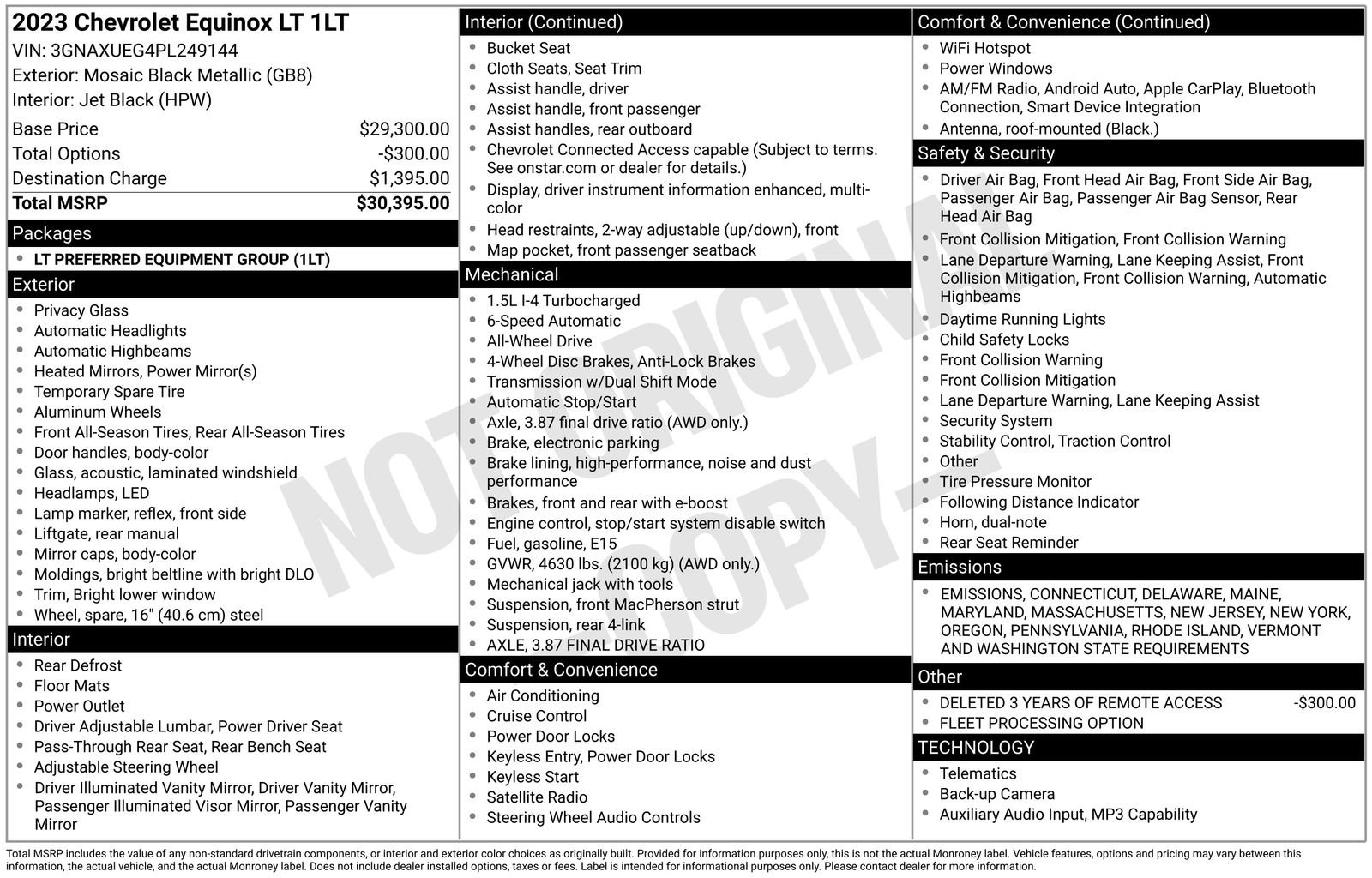 Used 2023 Chevrolet Equinox LT image 34