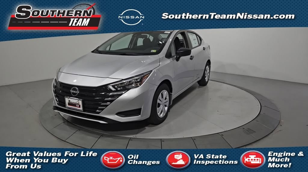 New 2025 Nissan Versa S w/ Trunk Package