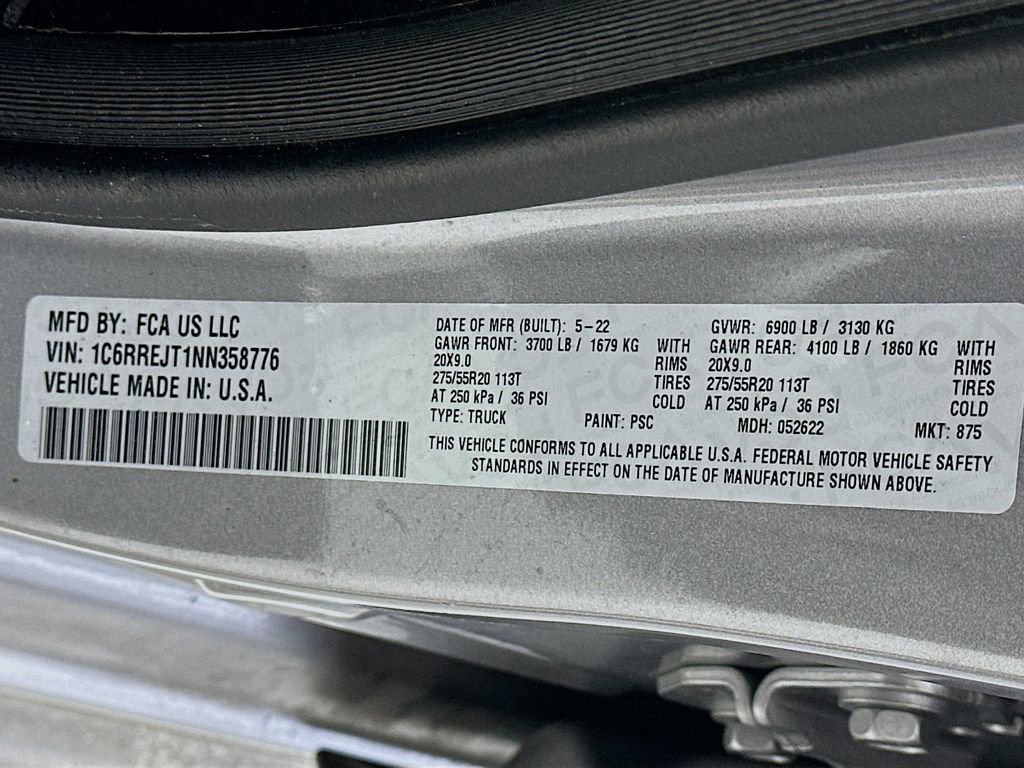 Used 2022 RAM 1500 Laramie RWD image 36
