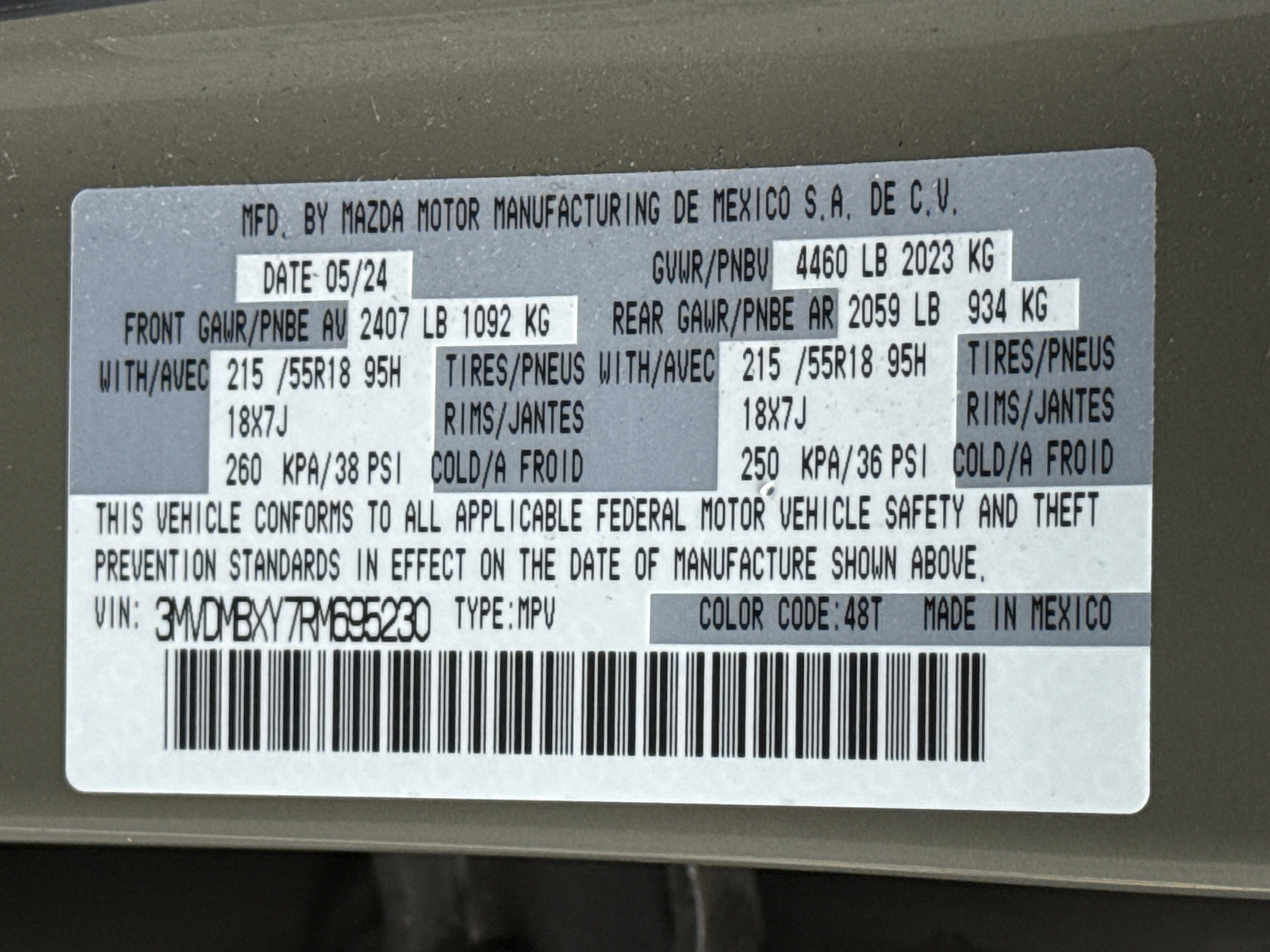 Used 2024 MAZDA CX-30 Carbon AWD/4WD image 35