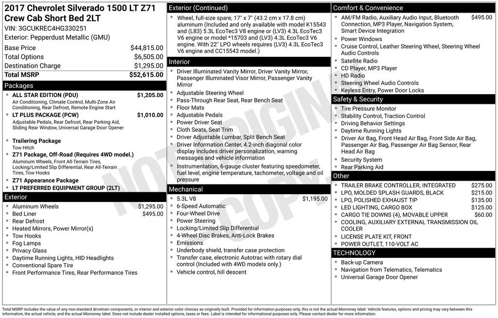 Used 2017 Chevrolet Silverado 1500 LT w/ All Star Edition image 13