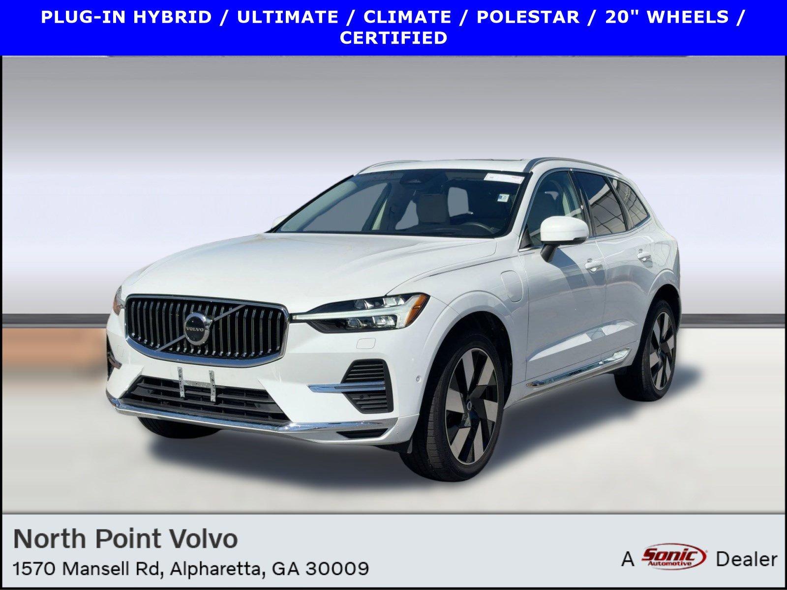 Certified 2023 Volvo XC60 T8 Ultimate w/ Climate Package image 1