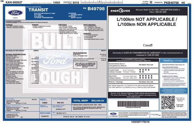 Certified 2023 Ford Transit 350 XLT image 35