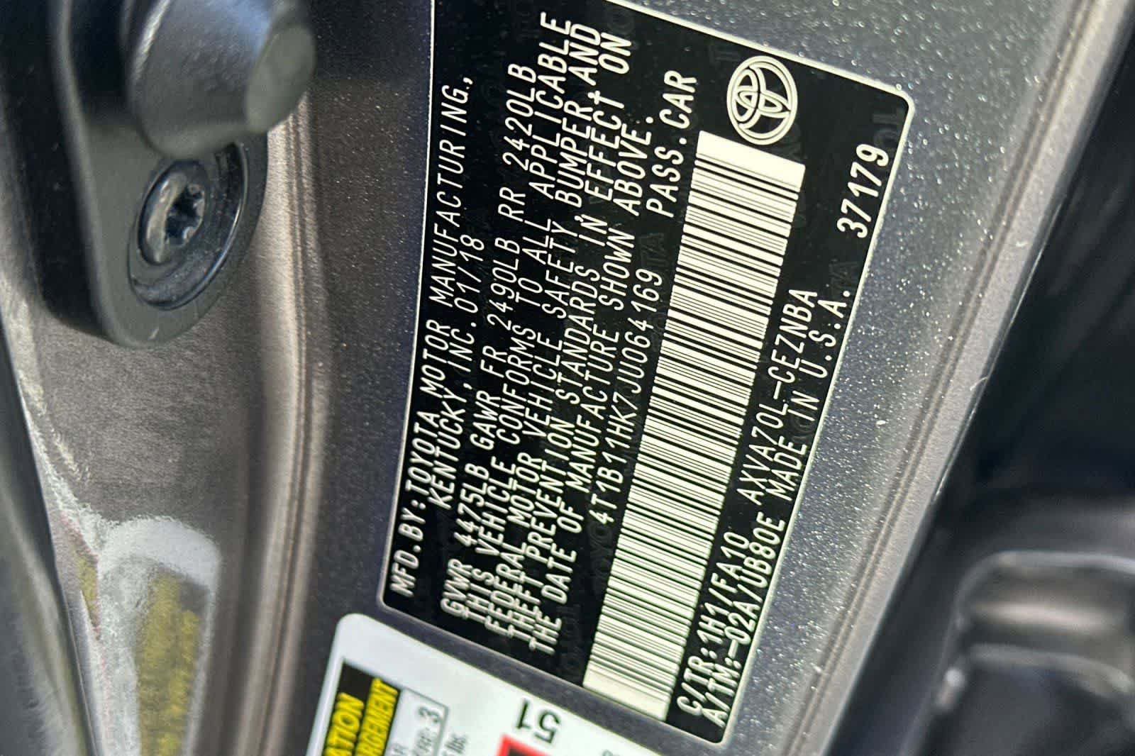 Used 2018 Toyota Camry LE FWD image 34