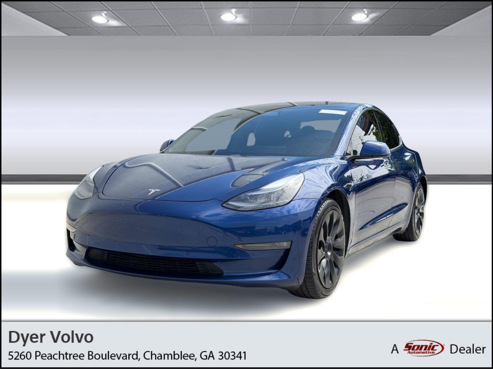 Used 2021 Tesla Model 3 Long Range AWD/4WD image 1