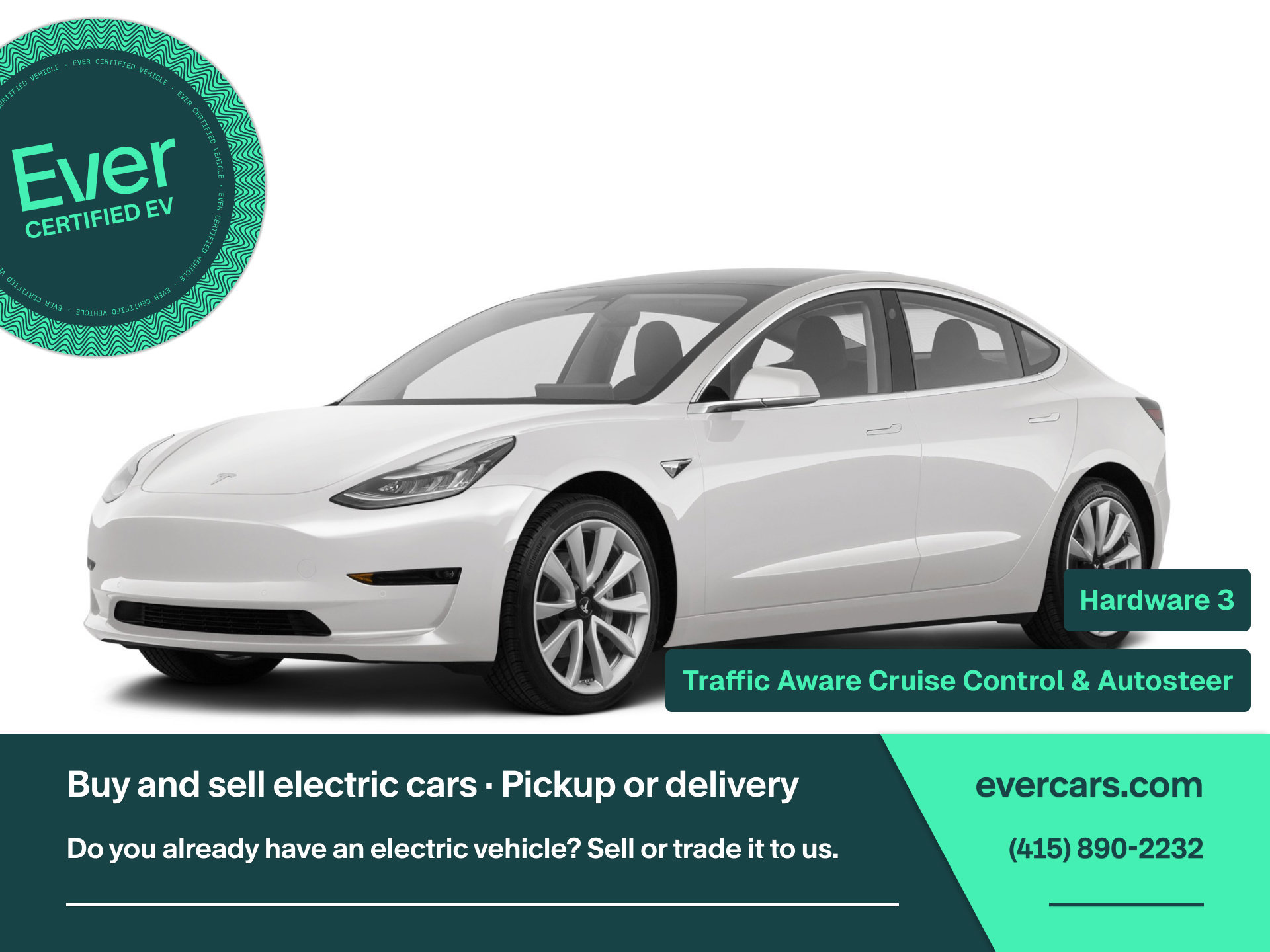 Used 2019 Tesla Model 3 Standard Range Plus