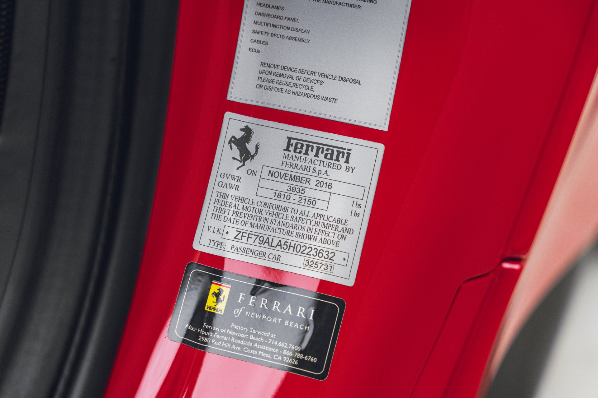 Used 2017 Ferrari 488 GTB RWD image 60