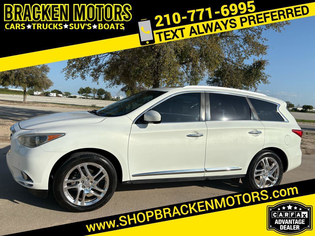 Used 2013 INFINITI JX35 AWD w/ Premium Pkg