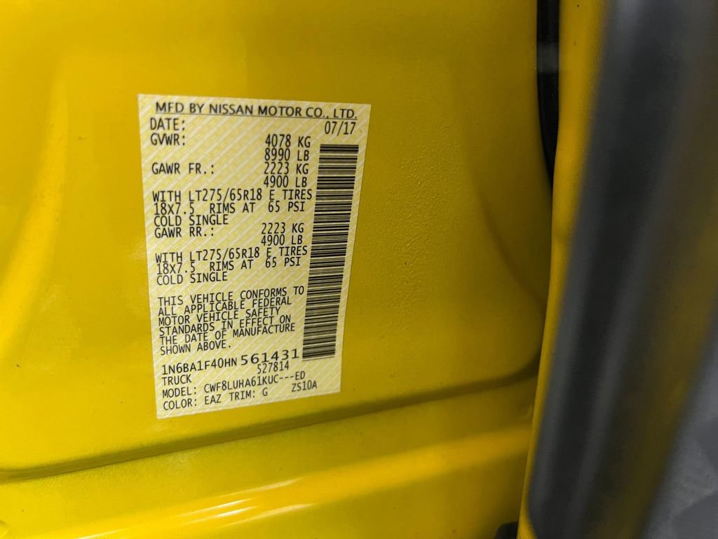 Used 2017 Nissan Titan PRO-4X image 18