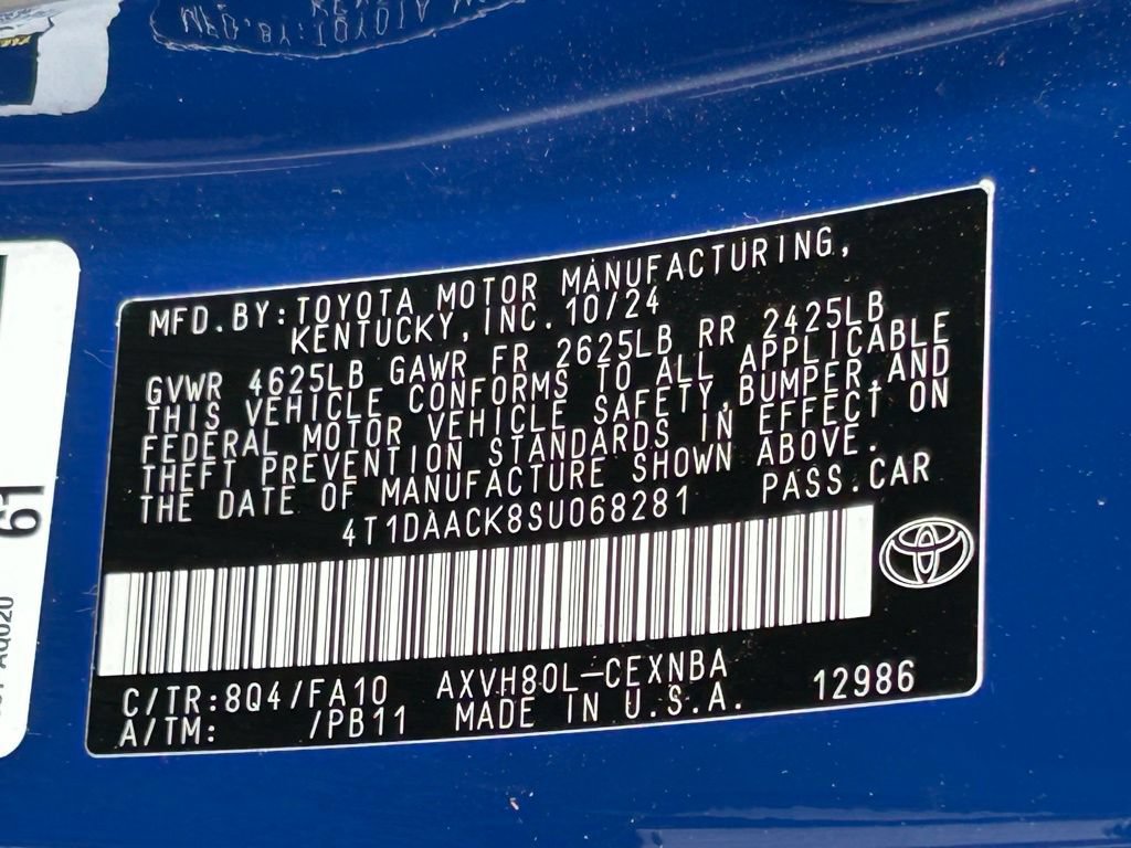 Used 2025 Toyota Camry LE w/ Convenience Package FWD image 62