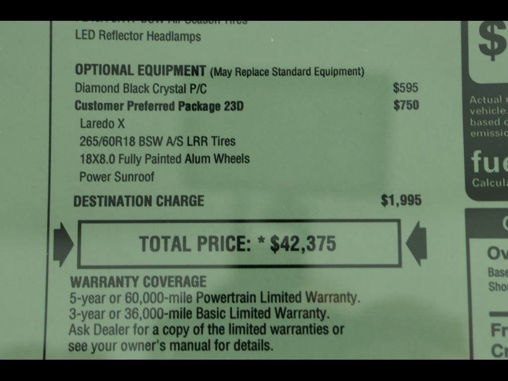 New 2025 Jeep Grand Cherokee Laredo X image 19