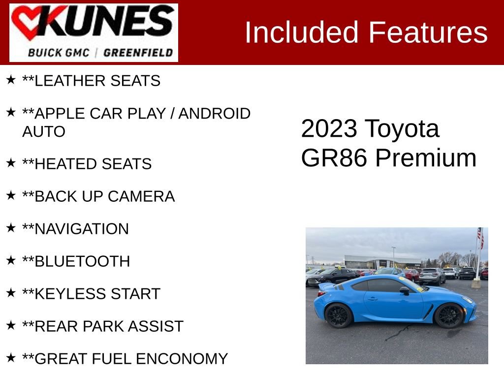 Used 2023 Toyota GR86 Premium image 2