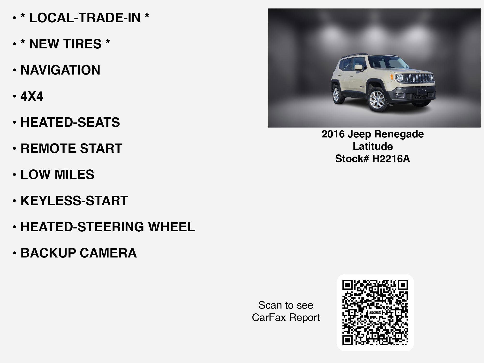 Used 2016 Jeep Renegade Latitude image 6