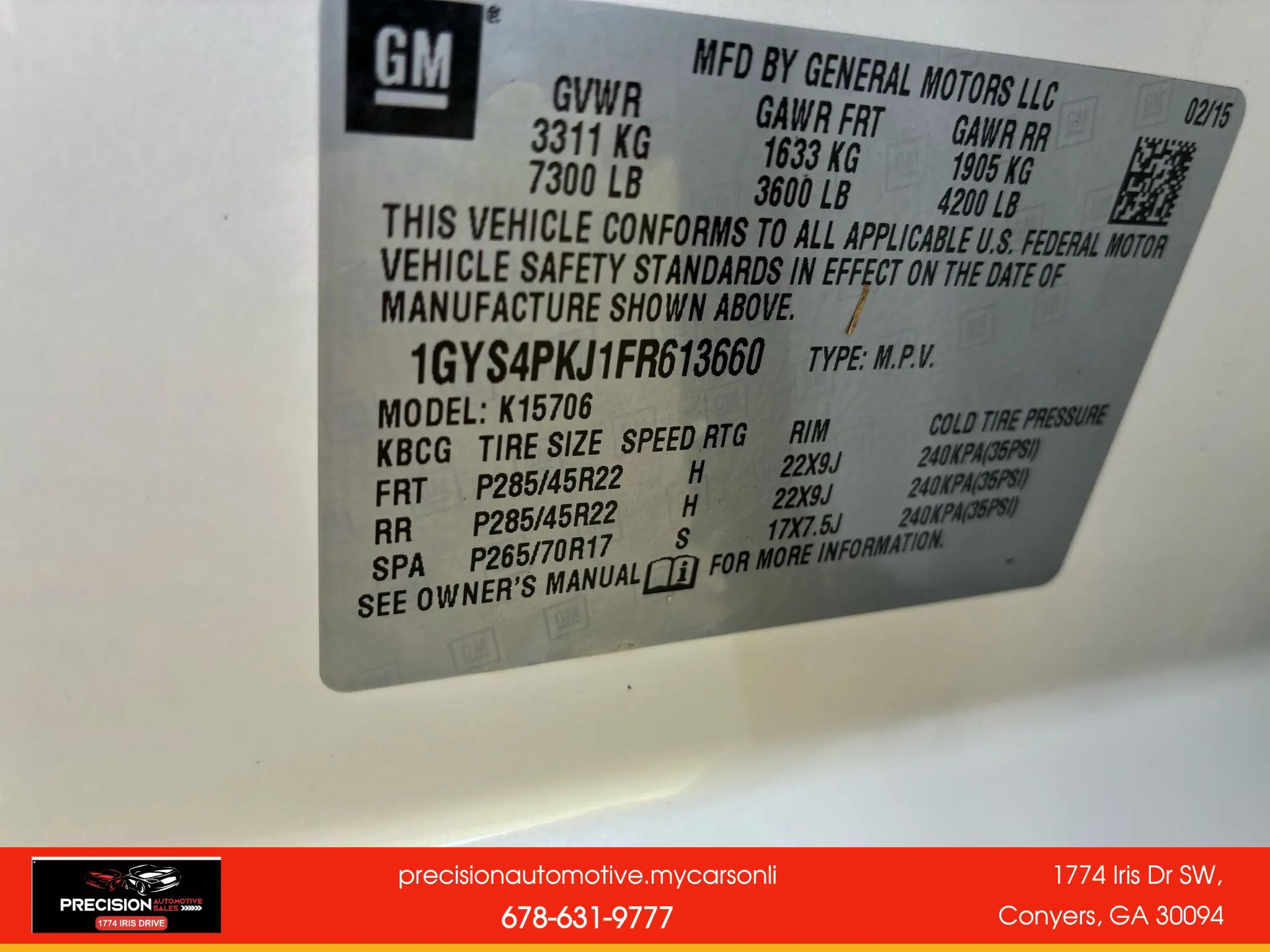 Used 2015 Cadillac Escalade Platinum image 47