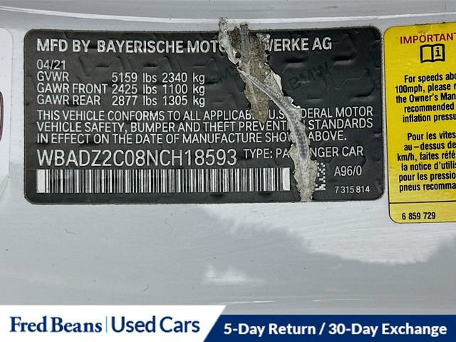 Used 2022 BMW 840i Convertible RWD image 37