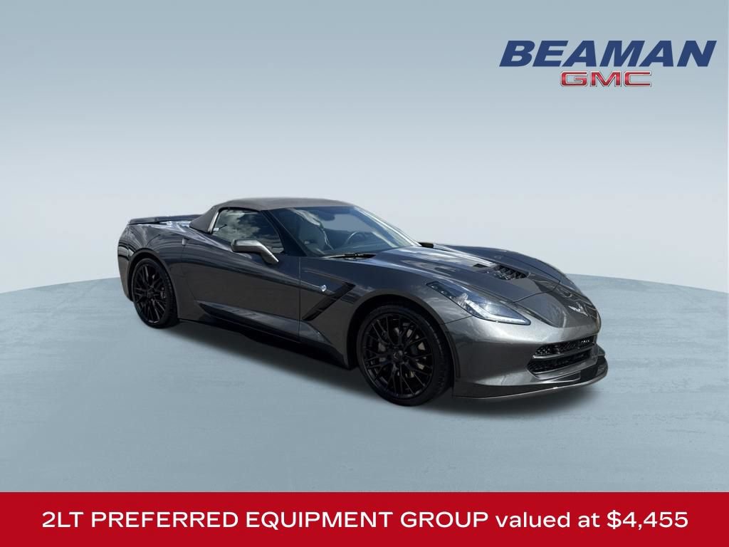 Used 2017 Chevrolet Corvette Stingray Convertible w/ 2LT Preferred Equipment Group RWD image 1