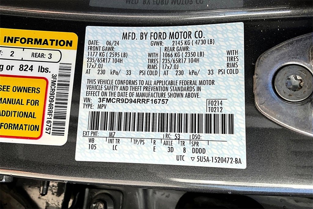 Used 2024 Ford Bronco Sport Badlands image 27