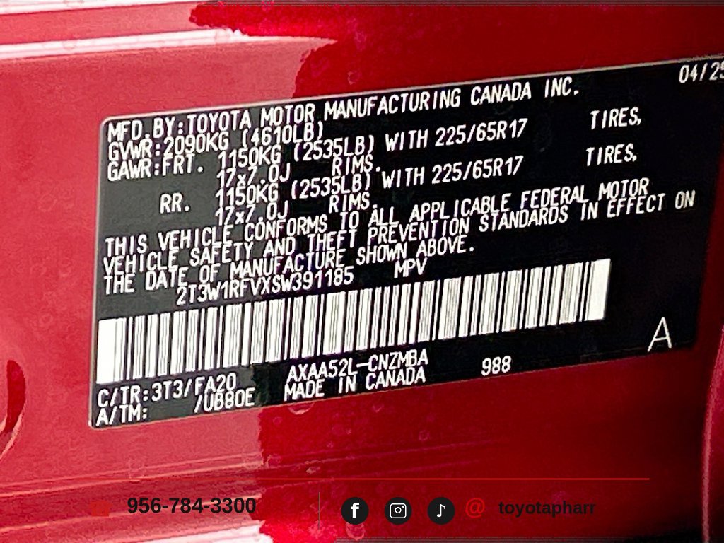 New 2025 Toyota RAV4 XLE FWD image 29
